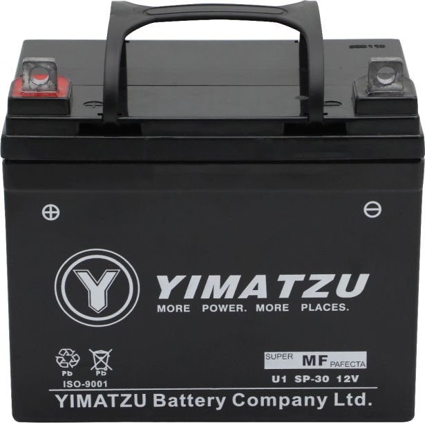 Battery - U1, SP-35, Yimatzu, 21Ah, Maintenance Free - BATMF1235U1 - PBC115EF1