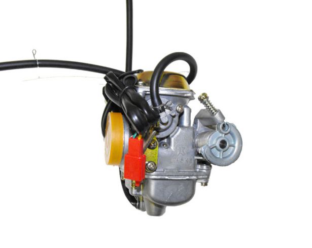 Carburetor - 24mm, GY6, 125cc, 150cc, Electric Choke (2 pin plug) - 80A8242 - PBC1041F1