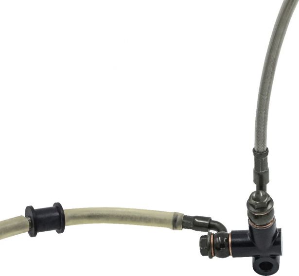 Foot/Rear Brake Lever and Caliper Assembly - ATV, Hisun, 500cc - 90A4250 - PBC706F1