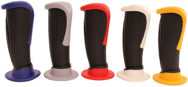 Throttle Grips - Tapered, White - 70D1845WT - PBC2787F1