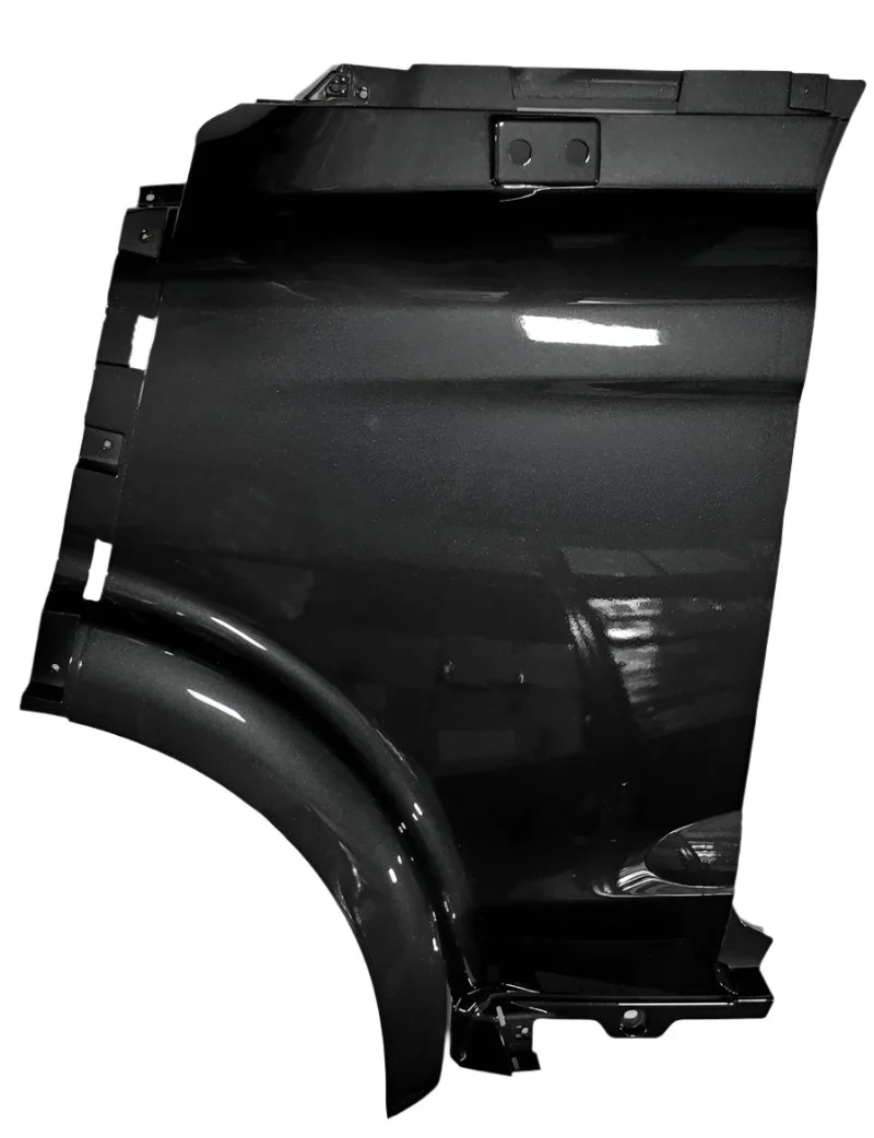 Black Front Mirror Panel Right