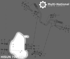 ATV_Windshield_ _Hisun_500 700cc_2