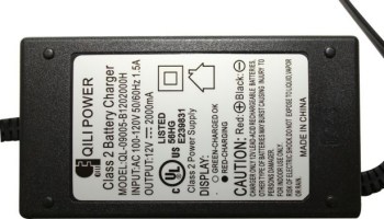 Charger - 12V, 2A, Alligator Clips, Trickle Charger - CHG1220AS - PBC1894F1
