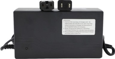 Charger - 48V, 2.5A, C13 Plug with Universal T-Prong, Reverse Polarity - CHG4825TR - PBC1555EF1