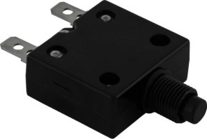 Circuit Breaker - Push Button, 15A, HT-01C, 125/250VAC, 32/50VDC - 60A9615 - PBC2337F1