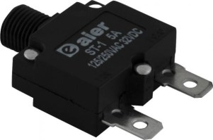 Circuit Breaker - Push Button, 5A, ST-1, 125/250VAC, 32VDC - 60A9505 - PBC2055F1