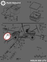 Fan Controller - ATV/UTV, Hisun, 800cc - 10A6380 - PBC2119F1