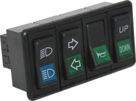 Switch Panel - Combined Switch Assembly, UTV, Odes, 800cc - 10A7280 - PBC2017F1