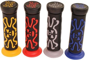 Throttle Grips - Skulls, Blue - 70D1835BU - PBC2722F1