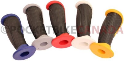 Throttle Grips - Tapered, Blue - 70D1845BU - PBC2714F1