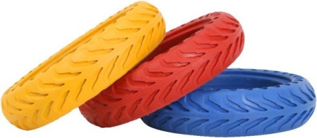 Tire - 8.5x2, Circular Honeycomb, Solid, Black - PBC40K082F1